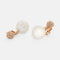 Boucles d'oreilles De Grisogono - Boucles d’oreilles boule en or rose 18k, diamants et cristal de roche 58 Facettes