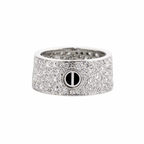 Bague 54 Cartier Love - Bague en or blanc et diamants 58 Facettes