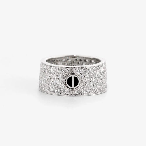Bague 54 Cartier Love - Bague en or blanc et diamants 58 Facettes