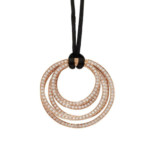 Collier De Grisogono Allegra - Collier en or rose 18k et diamants 58 Facettes