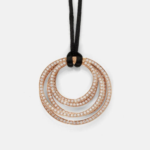 Collier De Grisogono Allegra - Collier en or rose 18k et diamants 58 Facettes