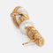 Boucles d'oreilles FRED Baie des Anges - Boucles d'oreilles en or jaune 18k, perles et diamants 58 Facettes