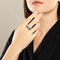 Bague 53 Boucheron Quatre Black Edition - Bague en or blanc 18k et diamants 58 Facettes