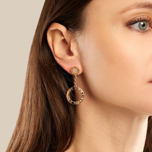 Boucles d'oreilles Bvlgari Revamping - Boucles d’oreilles en or rose 18k et diamants 58 Facettes