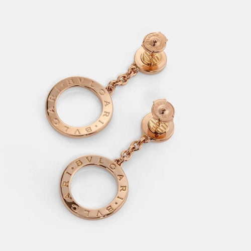 Boucles d'oreilles Bvlgari Revamping - Boucles d’oreilles en or rose 18k et diamants 58 Facettes