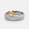 Bracelet Bvlgari Parentesi - Bracelet vintage en or jaune 18k et acier 58 Facettes