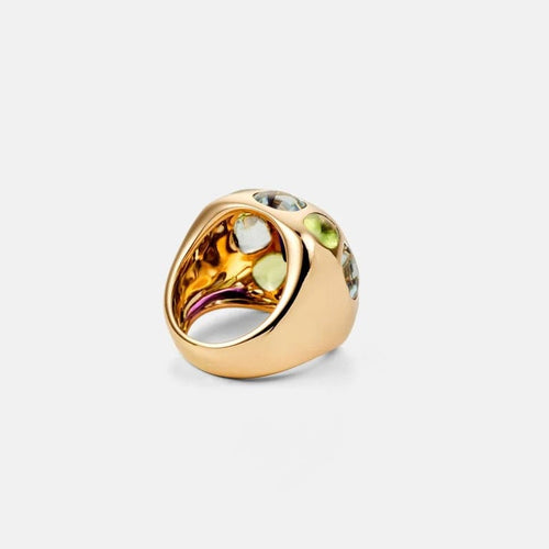 Bague 53 Chanel Coco Baroque - Bague en or jaune 18K avec pierres 58 Facettes