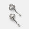 Boucles d'oreilles Chanel Fil de Camélia - Boucles d'oreilles en or blanc 18k et diamants 58 Facettes