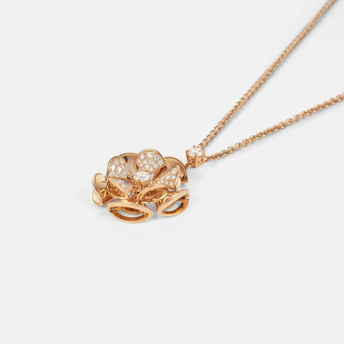 Collier Bvlgari Diva's Dream - Collier en or rose 18k et diamants 58 Facettes