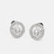 Boucles d'oreilles Chopard Happy Diamonds - Boucles d’oreilles en or blanc 18k et diamants 58 Facettes