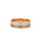 Bague 57 Boucheron Quatre - Bague en trois ors 18k et PVD marron 58 Facettes
