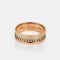 Bague 57 Boucheron Quatre - Bague en trois ors 18k et PVD marron 58 Facettes