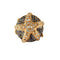 Bague 54.5 Bague étoile de mer en or jaune avec saphirs, diamants et pierres de lune 58 Facettes