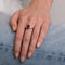 Bague 57.5 Bague en or jaune 750 avec rubis birman et diamants 58 Facettes