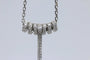 Collier Collier en or gris avec tourmaline rose et diamants 58 Facettes