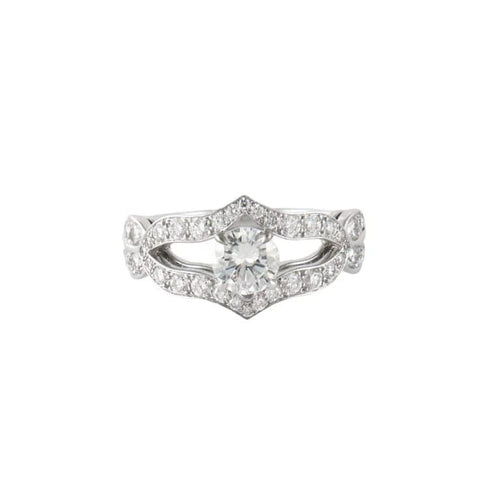 Bague 55 Bague Salomé en or gris 750/1000 et diamants 58 Facettes
