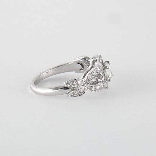 Bague 55 Bague Salomé en or gris 750/1000 et diamants 58 Facettes