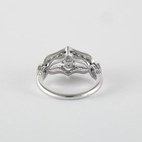 Bague 55 Bague Salomé en or gris 750/1000 et diamants 58 Facettes
