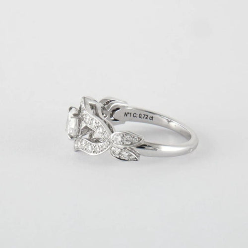 Bague 55 Bague Salomé en or gris 750/1000 et diamants 58 Facettes