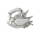 Broche Broche cygne en or gris et nacre, diamants 58 Facettes