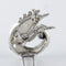 Broche Broche cygne en or gris et nacre, diamants 58 Facettes