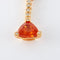 Collier Collier en or jaune avec grenats mandarine et diamants 58 Facettes
