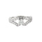 Bague 54 Bague en or gris 18K et diamants 58 Facettes