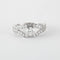 Bague 54 Bague en or gris 18K et diamants 58 Facettes