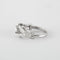Bague 54 Bague en or gris 18K et diamants 58 Facettes