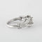 Bague 54 Bague en or gris 18K et diamants 58 Facettes
