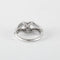 Bague 54 Bague en or gris 18K et diamants 58 Facettes