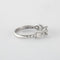 Bague 54 Bague Tulipe en or gris 18K et diamants 58 Facettes