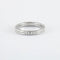 Bague 52.5 Bague tour complet en or gris 18k avec 123 diamants 58 Facettes 2.193
