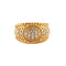 Bague 52.5 Bague corde en or jaune 18k et diamants 58 Facettes 2.206