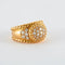 Bague 52.5 Bague corde en or jaune 18k et diamants 58 Facettes 2.206
