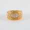 Bague 52.5 Bague corde en or jaune 18k et diamants 58 Facettes 2.206
