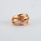 Bague 54 Fillat - Bague en or rose 18k avec diamants 58 Facettes 2.1525