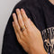 Bague 54 Fillat - Bague en or rose 18k avec diamants 58 Facettes 2.1525
