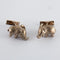 Boutons de manchette Boutons de manchette éléphant en or gris 18k et diamants 58 Facettes 2.566