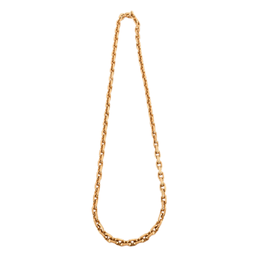 Collier Chaîne maille palmier en or jaune 18K 58 Facettes 2.424