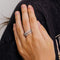 Bague 54 Ligne Vendôme Gravity - Bague en or blanc 18k et diamants 58 Facettes 2.1493