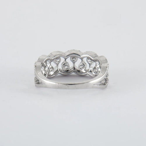 Bague 54 Ligne Vendôme Gravity - Bague en or blanc 18k et diamants 58 Facettes 2.1493