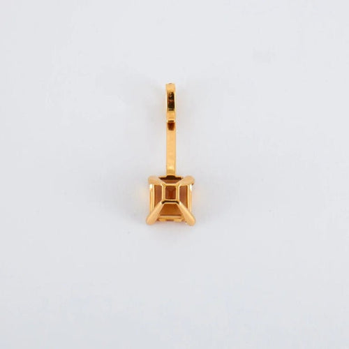 Pendentif Pendentif en or jaune 18k avec citrine et diamants 58 Facettes 2.159