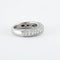 Bague 53 Bague jonc en or gris 18K pavée de diamants 58 Facettes 2.154