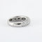 Bague 53 Bague jonc en or gris 18K pavée de diamants 58 Facettes 2.154