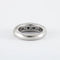 Bague 53 Bague jonc en or gris 18K pavée de diamants 58 Facettes 2.154