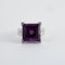 Bague 53 Bague en or blanc 18k avec améthyste et diamants 58 Facettes 2.192