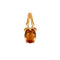 Pendentif Pendentif en or jaune 18k avec citrine 12 ct 58 Facettes 2.631