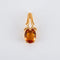 Pendentif Pendentif en or jaune 18k avec citrine 12 ct 58 Facettes 2.631