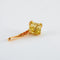 Pendentif Pendentif étoile éternelle en or jaune 18K, quartz lemon et grenats 58 Facettes 2.622